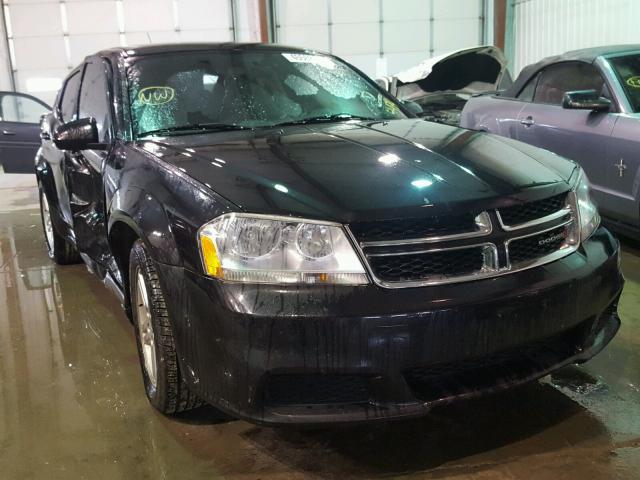 1B3BD1FB2BN524494 - 2011 DODGE AVENGER MA BLACK photo 1