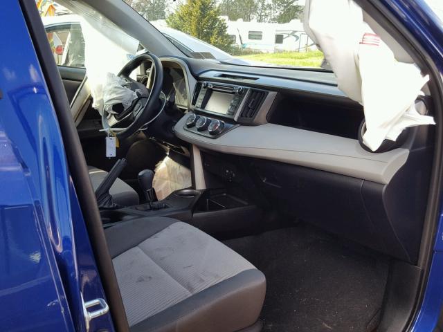 2T3BFREV7EW215443 - 2014 TOYOTA RAV4 LE Mavi foto 5