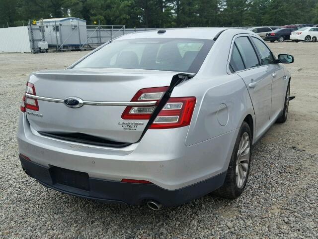 1FAHP2F83DG138559 - 2013 FORD TAURUS LIM SILVER photo 4