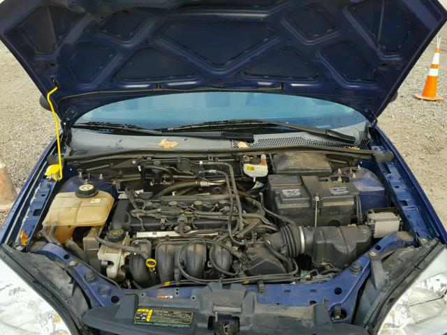 1FAFP36N66W169283 - 2006 FORD FOCUS ZXW BLUE photo 7