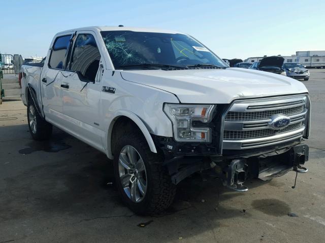 1FTEW1EG0FFC77026 - 2015 FORD F150 SUPER WHITE photo 1