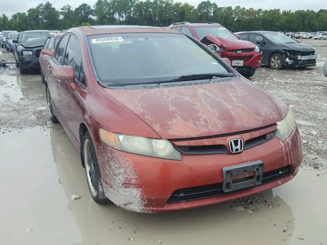 2HGFA55537H707965 - 2007 HONDA CIVIC SI MAROON photo 1