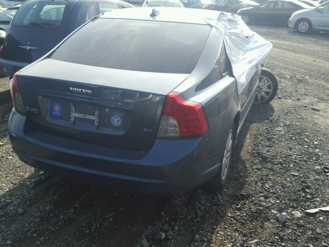 YV1MS382082388456 - 2008 VOLVO S40 BLUE photo 4