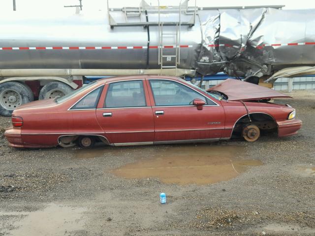 1G1BL53E3NR108015 - 1992 CHEVROLET CAPRICE RED photo 9