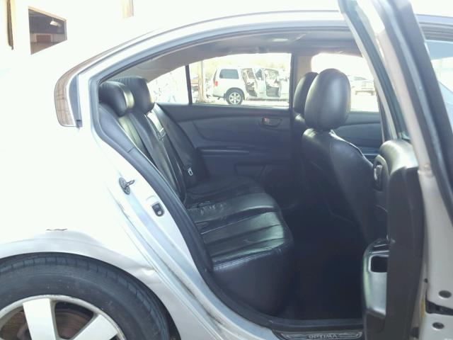 KNAGE124265056214 - 2006 KIA OPTIMA SILVER photo 6