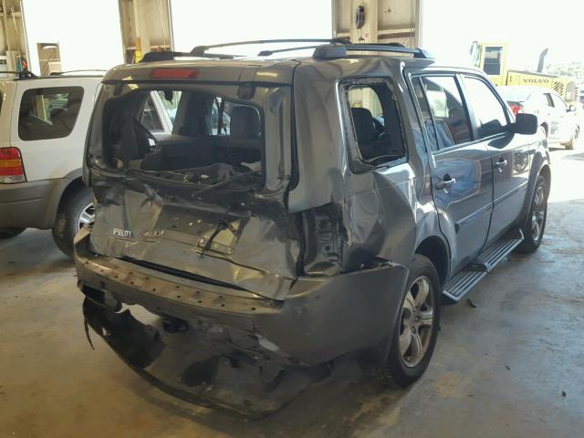 5FNYF3H59DB016725 - 2013 HONDA PILOT GRAY photo 4