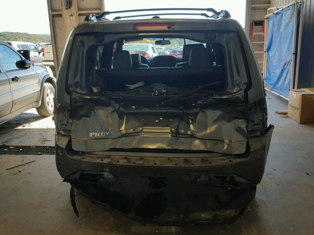 5FNYF3H59DB016725 - 2013 HONDA PILOT GRAY photo 9