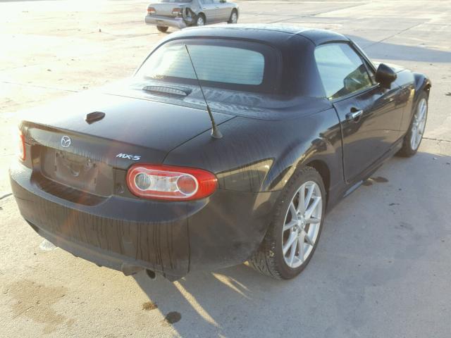 JM1NC2FF5A0211135 - 2010 MAZDA MX-5 MIATA BLACK photo 4