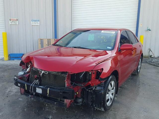 4T4BE46K98R026337 - 2008 TOYOTA CAMRY CE RED photo 2