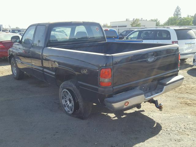 3B7HC12Z81G172818 - 2001 DODGE RAM 1500 BLACK photo 3