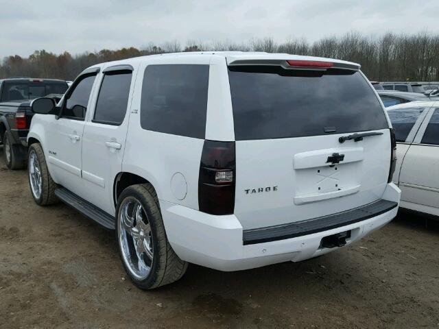 1GNFC13J78J224035 - 2008 CHEVROLET TAHOE C150 WHITE photo 3