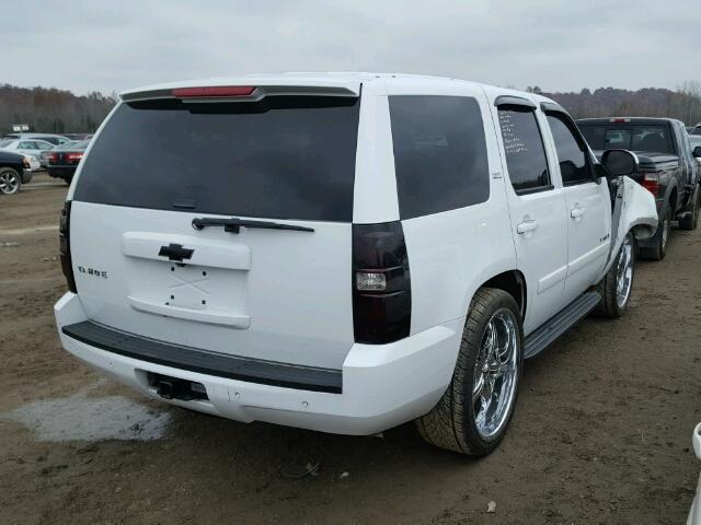 1GNFC13J78J224035 - 2008 CHEVROLET TAHOE C150 WHITE photo 4