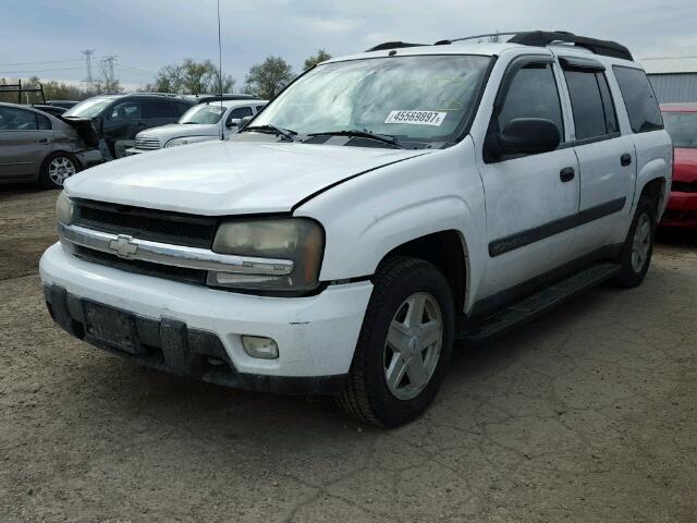 1GNET16S536224496 - 2003 CHEVROLET TRAILBLAZE WHITE photo 2