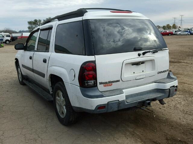 1GNET16S536224496 - 2003 CHEVROLET TRAILBLAZE WHITE photo 3