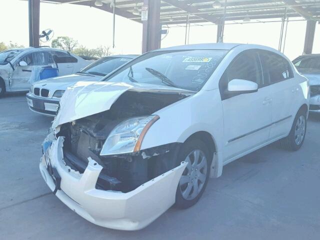 3N1AB6AP2CL749227 - 2012 NISSAN SENTRA 2.0 WHITE photo 2