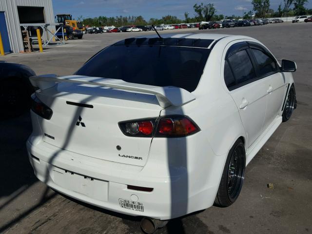 JA32U8FW2BU040226 - 2011 MITSUBISHI LANCER WHITE photo 4