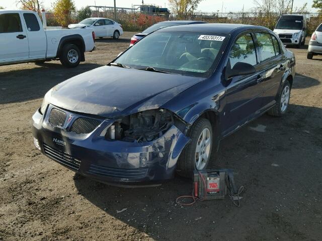 1G2AR55H497189542 - 2009 PONTIAC G5 BLUE photo 2