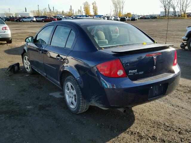 1G2AR55H497189542 - 2009 PONTIAC G5 BLUE photo 3