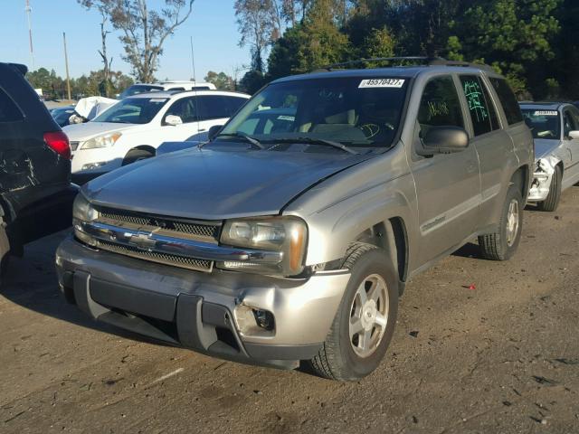 1GNDS13S722333941 - 2002 CHEVROLET TRAILBLAZE GOLD photo 2