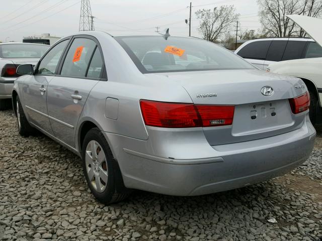 5NPET4ACXAH582254 - 2010 HYUNDAI SONATA GLS GRAY photo 3