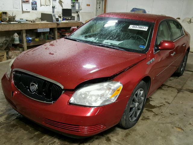 1G4HD57206U170111 - 2006 BUICK LUCERNE CX RED photo 2