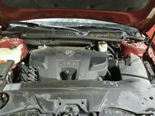 1G4HD57206U170111 - 2006 BUICK LUCERNE CX RED photo 7