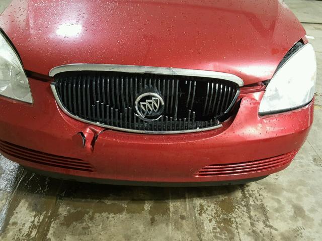 1G4HD57206U170111 - 2006 BUICK LUCERNE CX RED photo 9