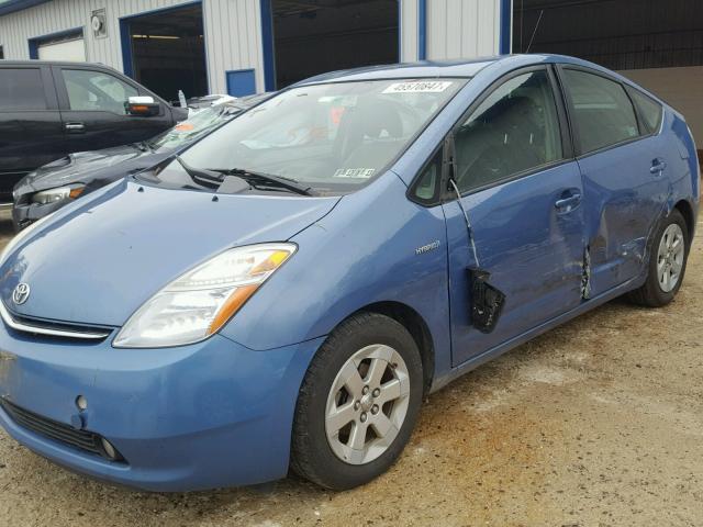 JTDKB20U097886150 - 2009 TOYOTA PRIUS BLUE photo 2