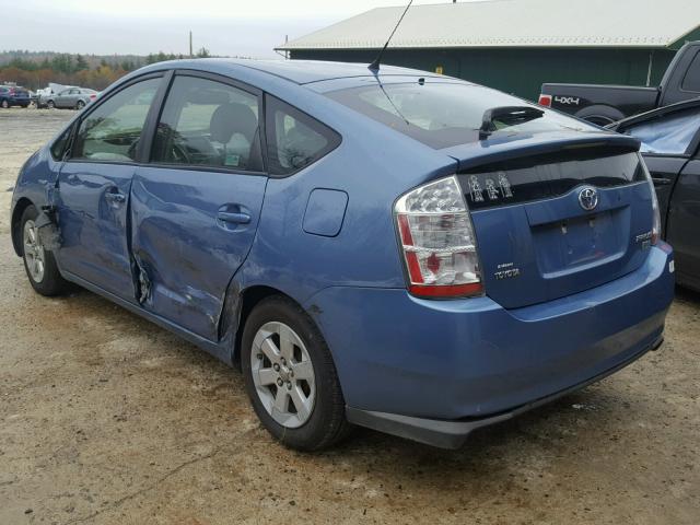 JTDKB20U097886150 - 2009 TOYOTA PRIUS BLUE photo 3