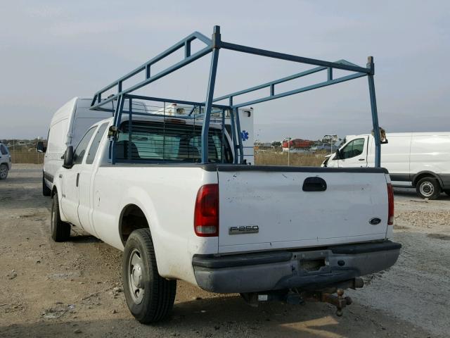 1FTSX20P35EB31866 - 2005 FORD F250 SUPER WHITE photo 3