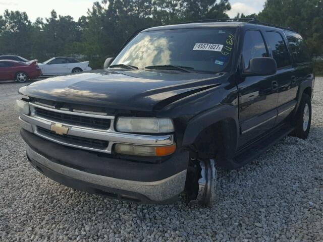 1GNEC16Z64J165423 - 2004 CHEVROLET SUBURBAN C BLACK photo 2