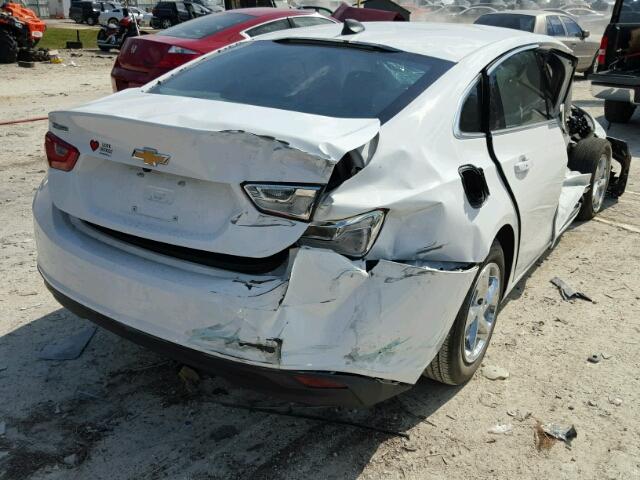 1G1ZB5ST8HF131801 - 2017 CHEVROLET MALIBU LS WHITE photo 4