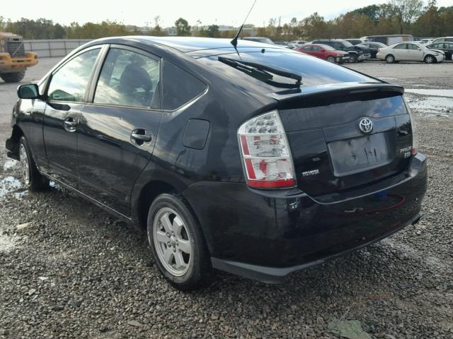 JTDKB20U467535737 - 2006 TOYOTA PRIUS BLACK photo 3