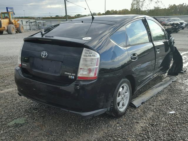 JTDKB20U467535737 - 2006 TOYOTA PRIUS BLACK photo 4