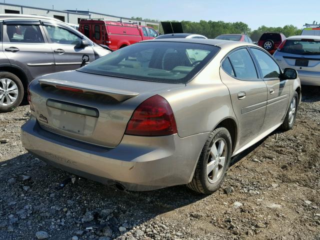 2G2WP552261300055 - 2006 PONTIAC GRAND PRIX TAN photo 4