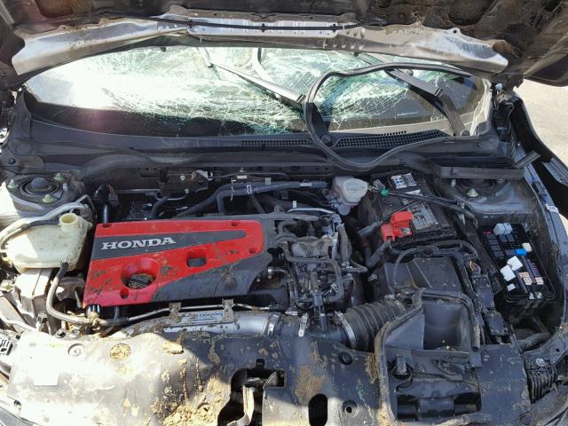 SHHFK8G79JU201127 - 2018 HONDA CIVIC TYPE GRAY photo 7