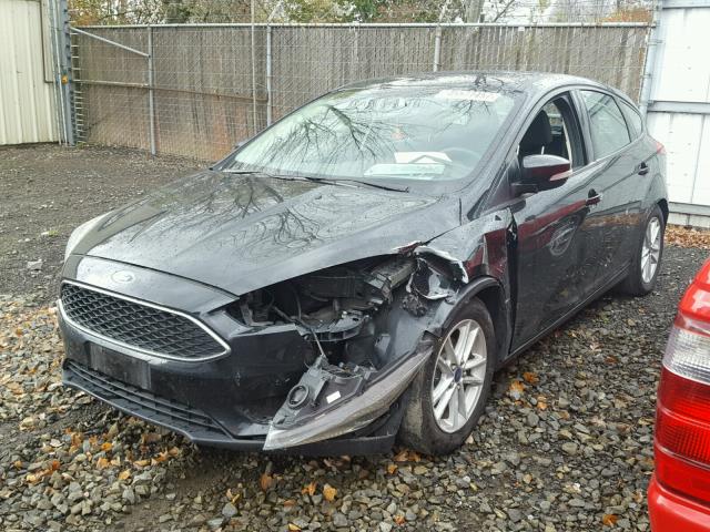 1FADP3KE8FL349508 - 2015 FORD FOCUS SE BLACK photo 2