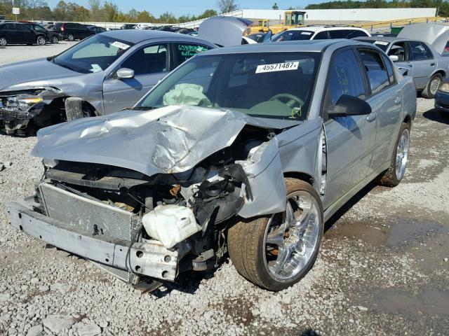 1G1ZU54844F116273 - 2004 CHEVROLET MALIBU SILVER photo 2