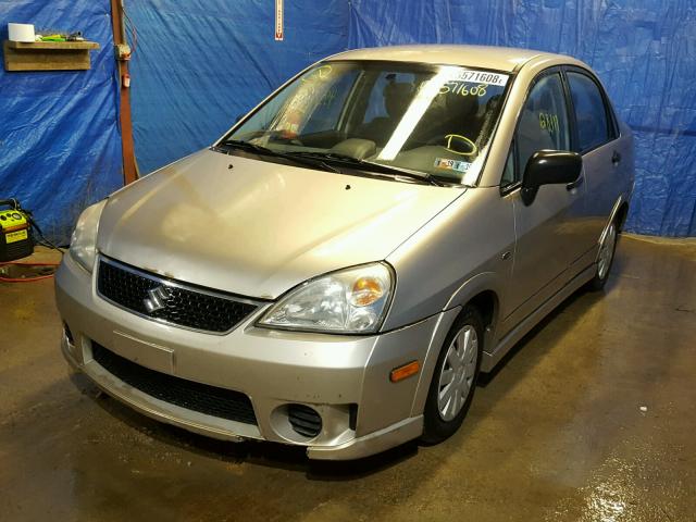 JS2RB62S365300412 - 2006 SUZUKI AERIO BEIGE photo 2