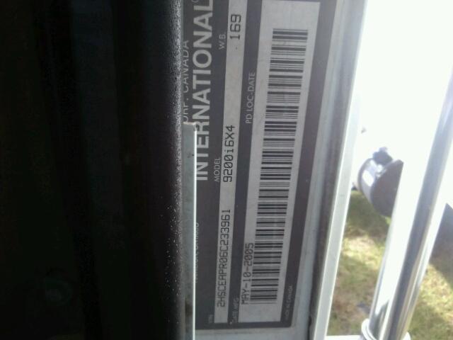 2HSCEAPR06C233961 - 2006 INTERNATIONAL 9200 9200I WHITE photo 10