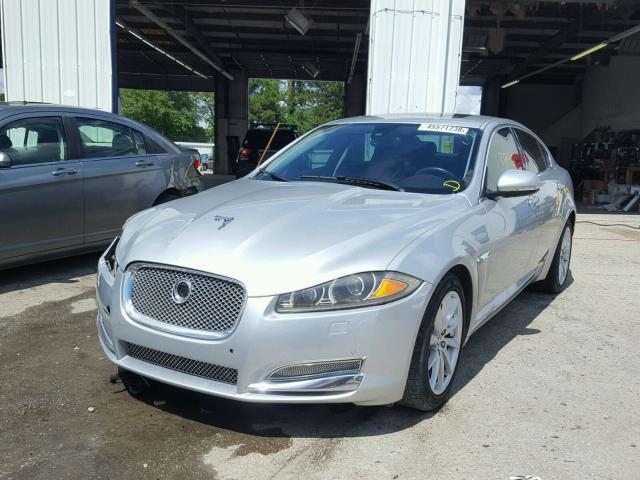 SAJWA0FBXCLS28561 - 2012 JAGUAR XF SILVER photo 2