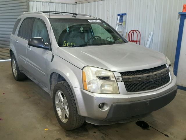 2CNDL63F456128313 - 2005 CHEVROLET EQUINOX SILVER photo 1