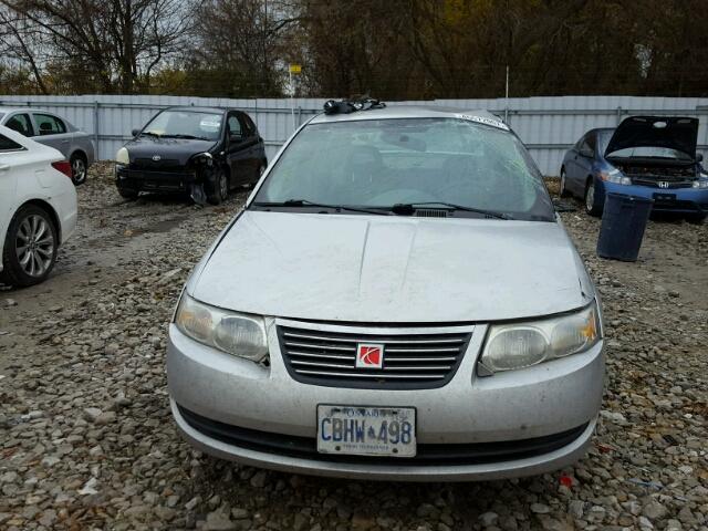 1G8AJ58F46Z102939 - 2006 SATURN ION LEVEL SILVER photo 9