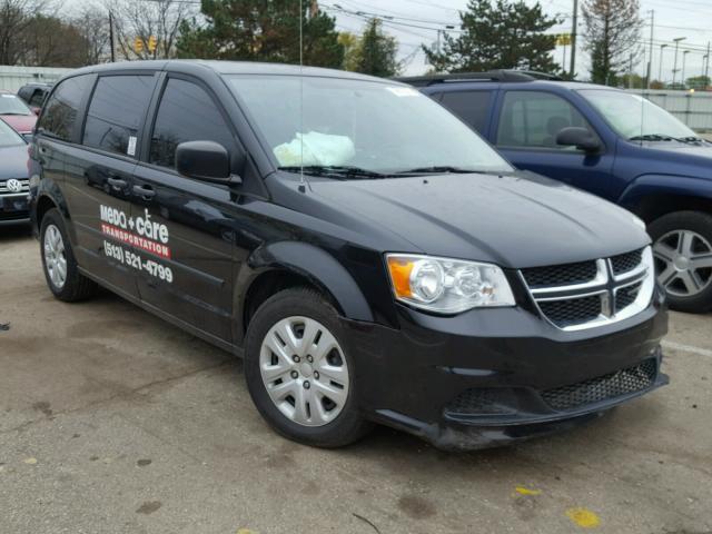 2C4RDGBG5FR643571 - 2015 DODGE GRAND CARA BLACK photo 1