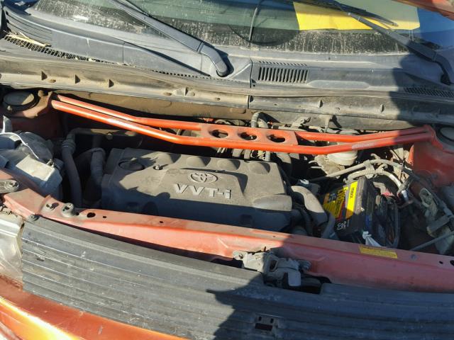 JTLKT324540166557 - 2004 TOYOTA SCION XB ORANGE photo 7