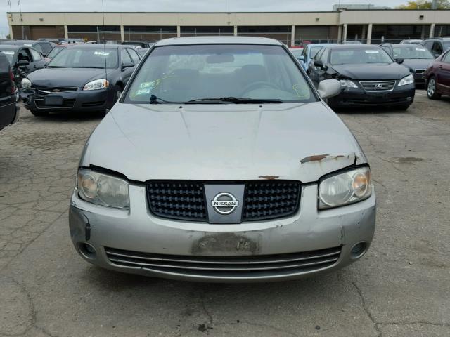 3N1AB51A04L737875 - 2004 NISSAN SENTRA 2.5 GRAY photo 9