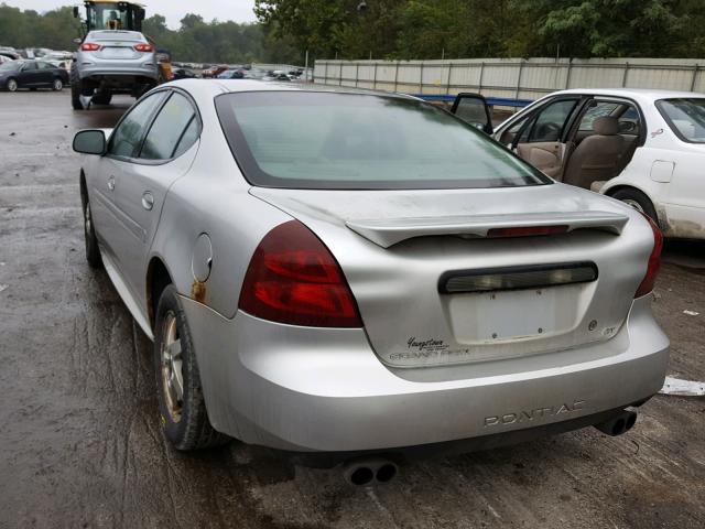 2G2WS522941353741 - 2004 PONTIAC GRAND PRIX SILVER photo 3