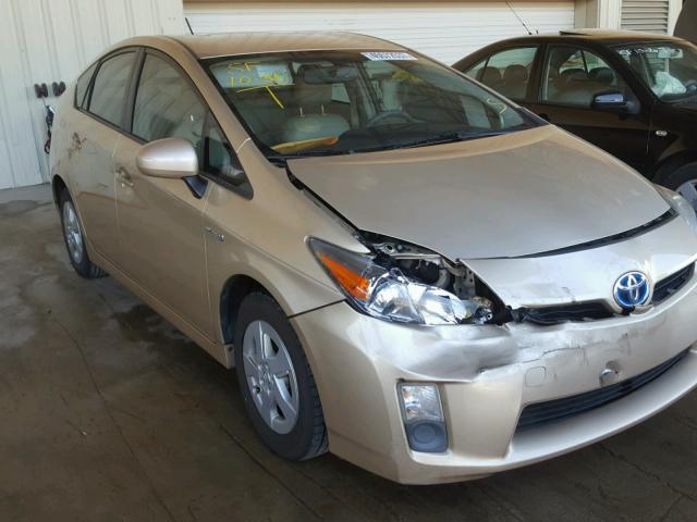 JTDKN3DU1A0230768 - 2010 TOYOTA PRIUS GOLD photo 1