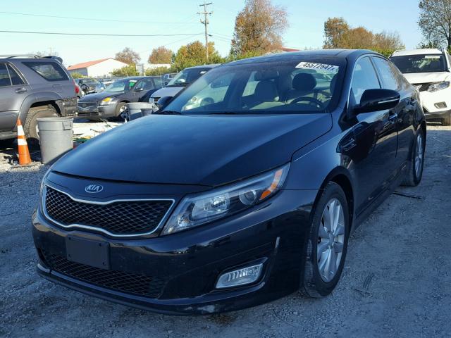 5XXGN4A72FG396233 - 2015 KIA OPTIMA BLACK photo 2