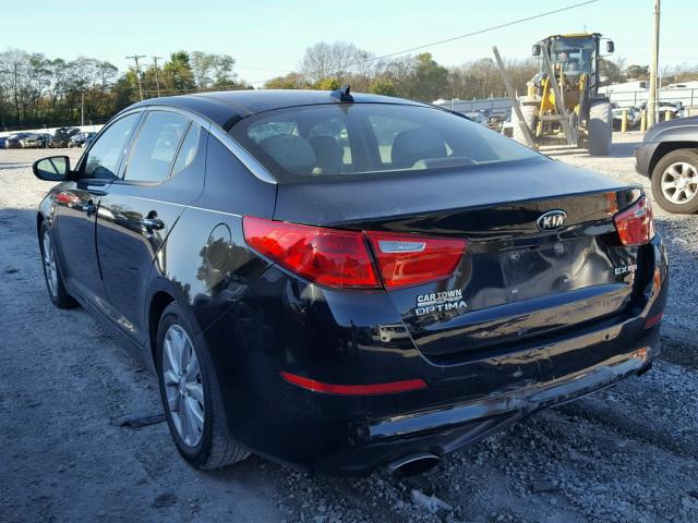 5XXGN4A72FG396233 - 2015 KIA OPTIMA BLACK photo 3